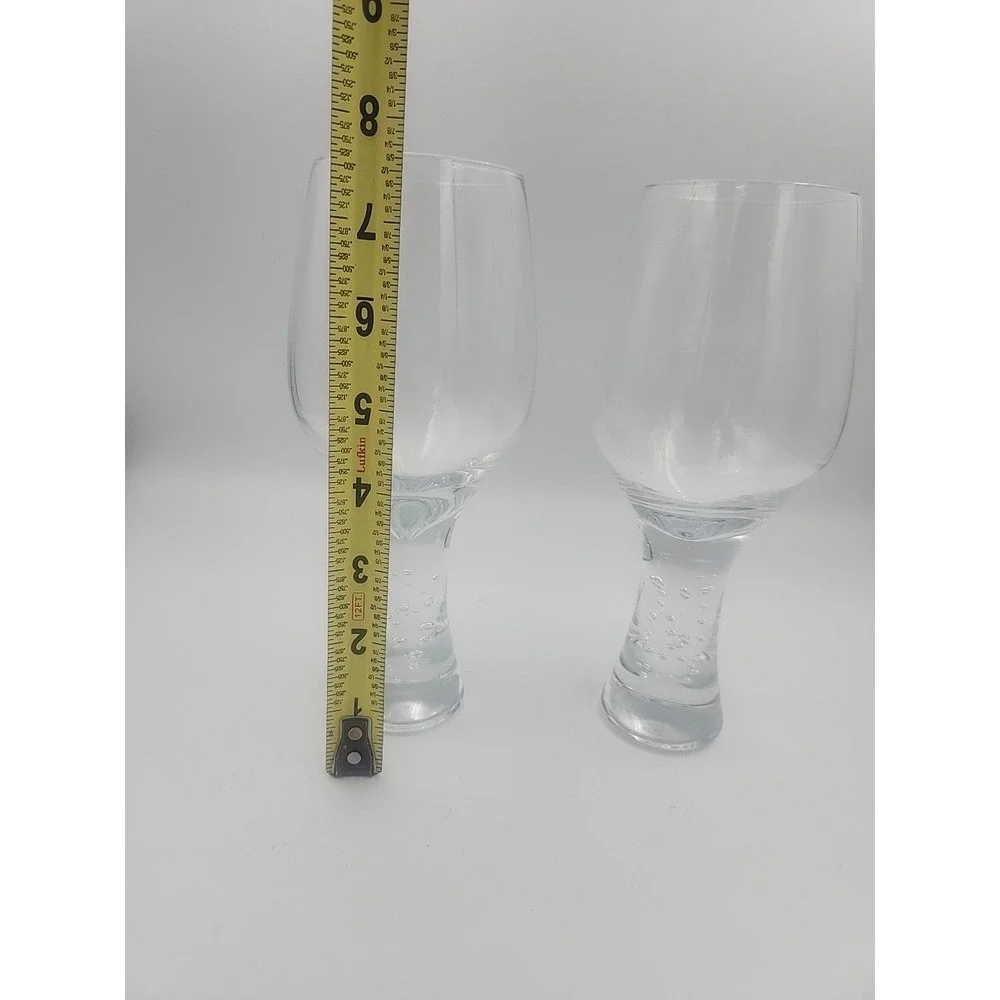 Pier 1 Bubble Stem Wine Glasses